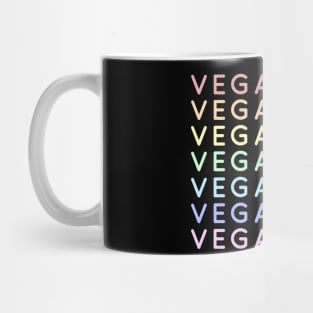 Veganuary Rainbow Pattern Mug